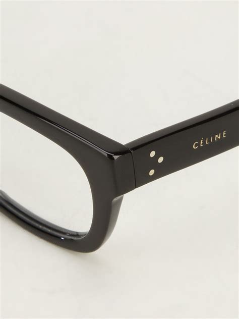 celine thick frame glasses